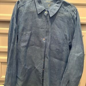 Lily Pulitzer Linen button shirt in XL